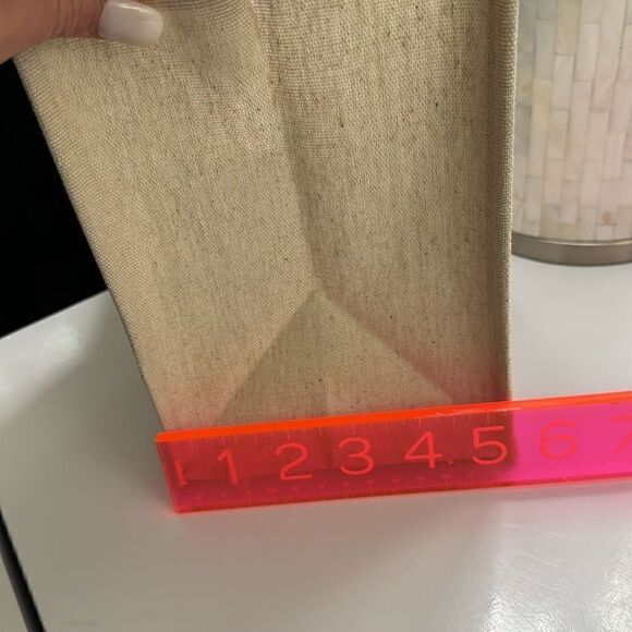 NWT- Green Canvas Mini Tote Bag Size Small Hangbag - Picture 6 of 8